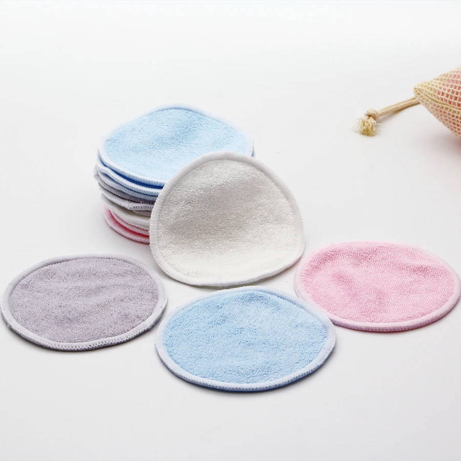 Reusable Bamboo Makeup Remover Pad 12 Pcs Set